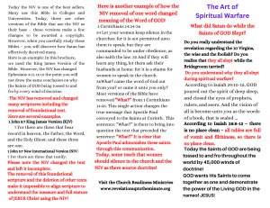 Spiritual warfare basic training pg1